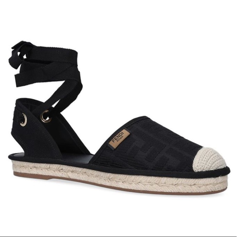 Fendi Black Espadrilles